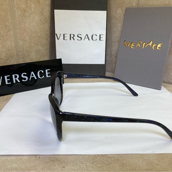New Versace MOD4264-B 5127/8G. Blue Green Butterfly Shape Sunglasses - Picture 6 of 16